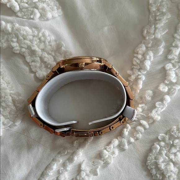 Michael Kors Rose Gold Watch with Crystal Details